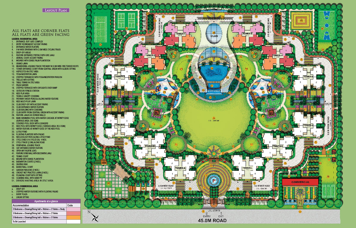 Samridhi Luxuriya Avenue site layout plan